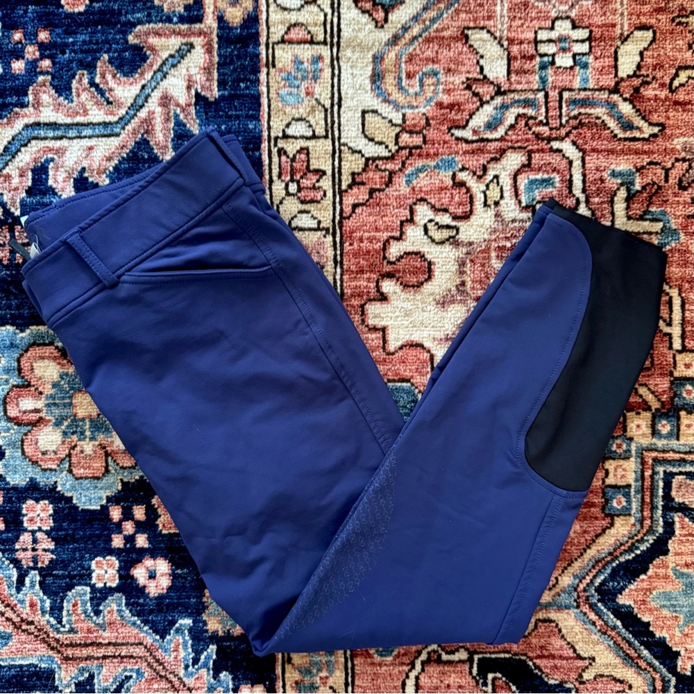 Dover Saddlery Women's Blue Riding Breeches